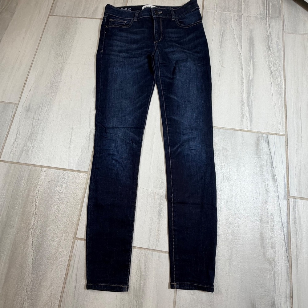 DL1961 Florence Instasculpt Skinny Jeans Crux Dark Wash Denim Size 27 3389